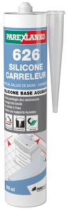 Mastic 626 SILICONE CARRELEUR blanc 300ml